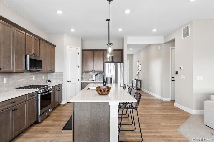 Furnished interior view inside a new home in , Littleton (Image 11).
