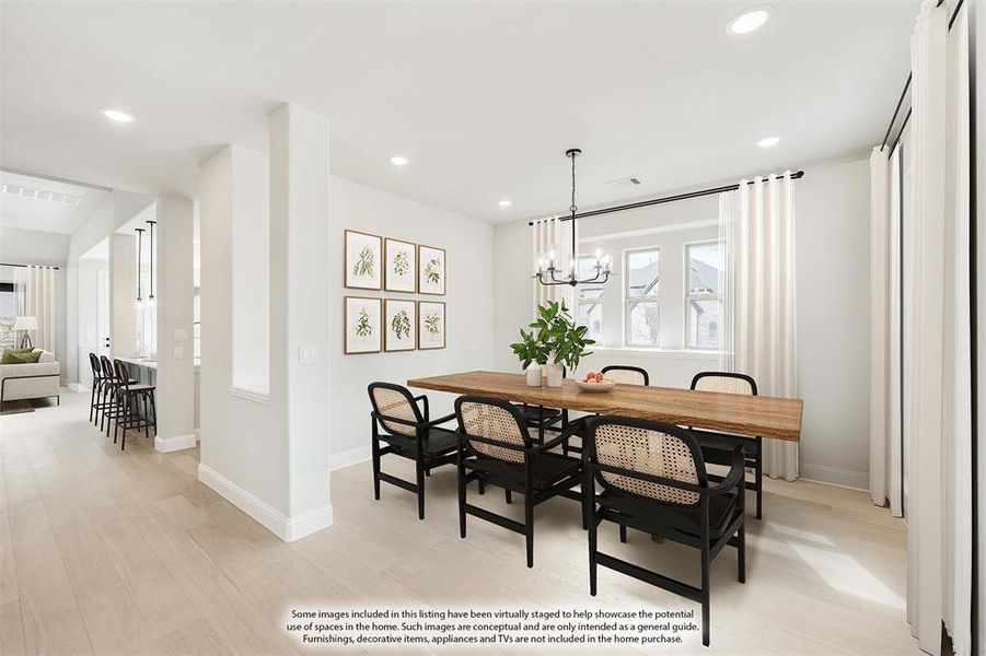 Furnished interior view inside a new home in Painted Tree, McKinney (Image 14). Furnished interior view inside a new home in Painted Tree, McKinney (Image 14).