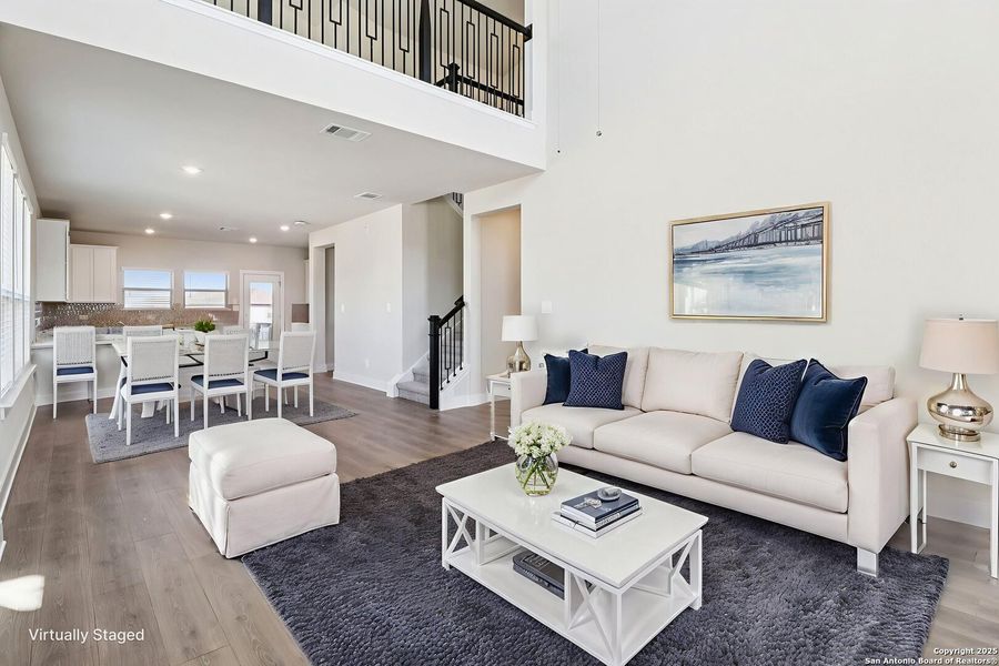 Furnished interior view inside a new home in Legendary Trails - Premier Series, Cibolo (Image 7).