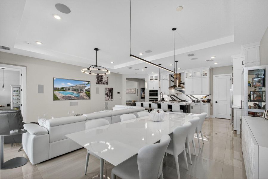 Furnished interior view inside a new home in , The Acreage (Image 50). Furnished interior view inside a new home in , The Acreage (Image 50).