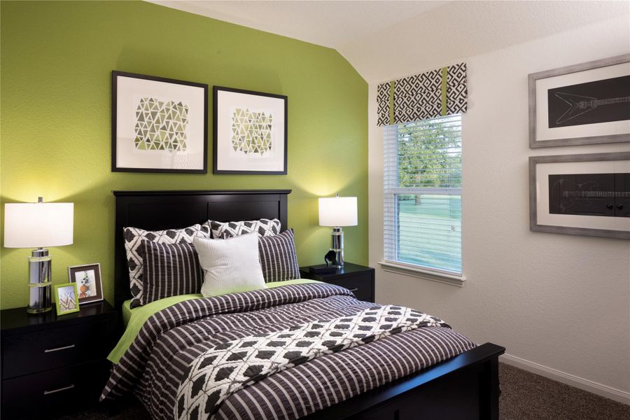 Furnished interior view inside a new home in Lively Ranch: Brookstone Collection, Georgetown (Image 7).