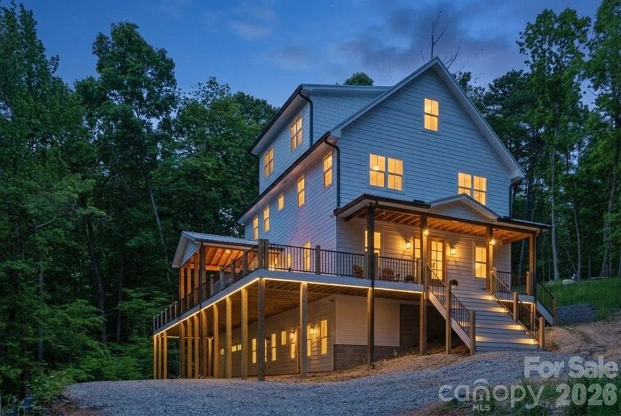 Exterior details and patio area of a home in , Matthews (Image 28).