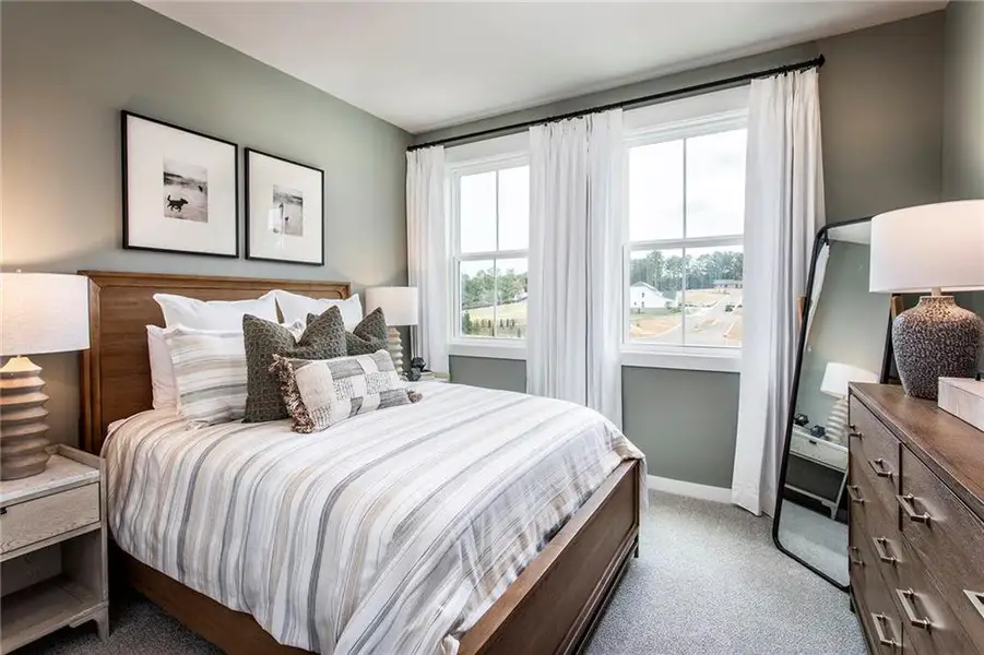 Furnished interior view inside a new home in Wisteria at GreenHouse, Marietta (Image 18).