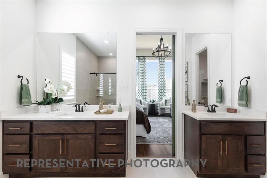 Furnished interior view inside a new home in Goodland, Midlothian (Image 14).