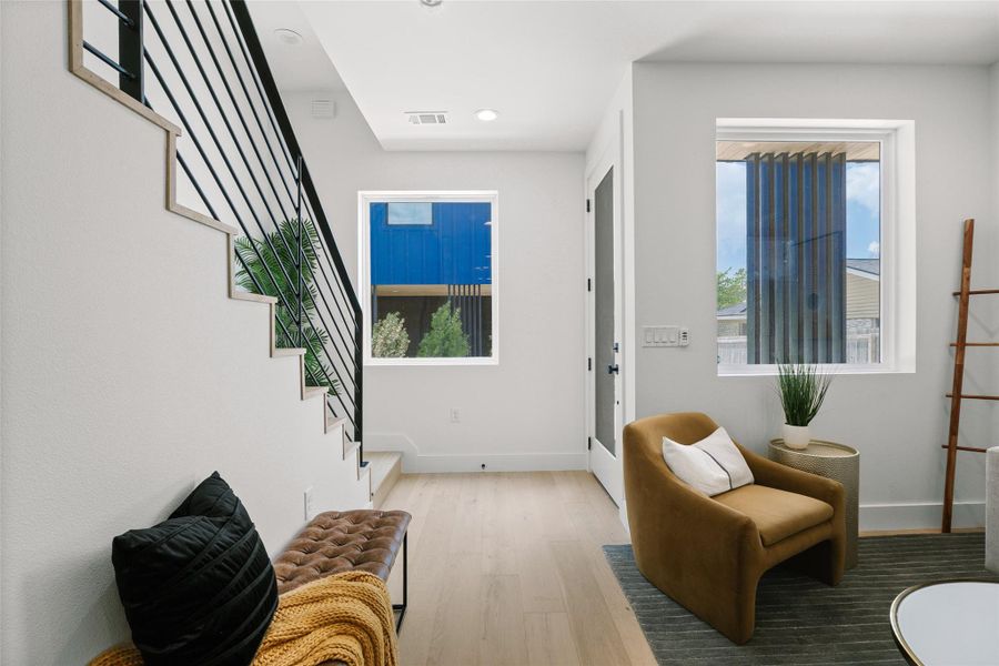 Furnished interior view inside a new home in , Austin (Image 29).