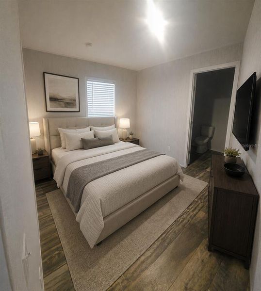 Furnished interior view inside a new home in , Lake City (Image 6).