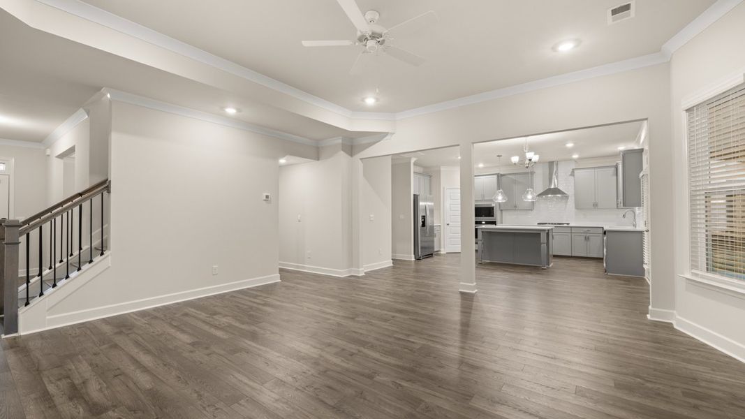 Spacious, unfurnished interior of a new home in The Gates at Pates Creek, Hampton (Image 21).