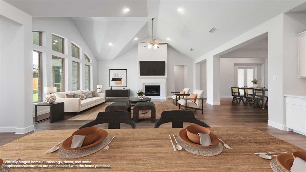 Furnished interior view inside a new home in Somerset Park 80', Rockwall (Image 6). Furnished interior view inside a new home in Somerset Park 80', Rockwall (Image 6).