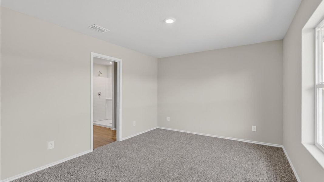 Representative unfurnished interior of a home built from the Barton by D.R. Horton in Hickory Grove, Krum (Image 10).