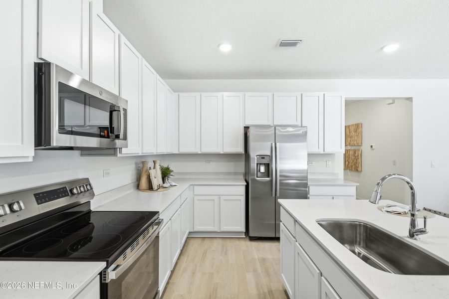 Furnished interior view inside a new home in Aspen Trail, Jacksonville (Image 19).