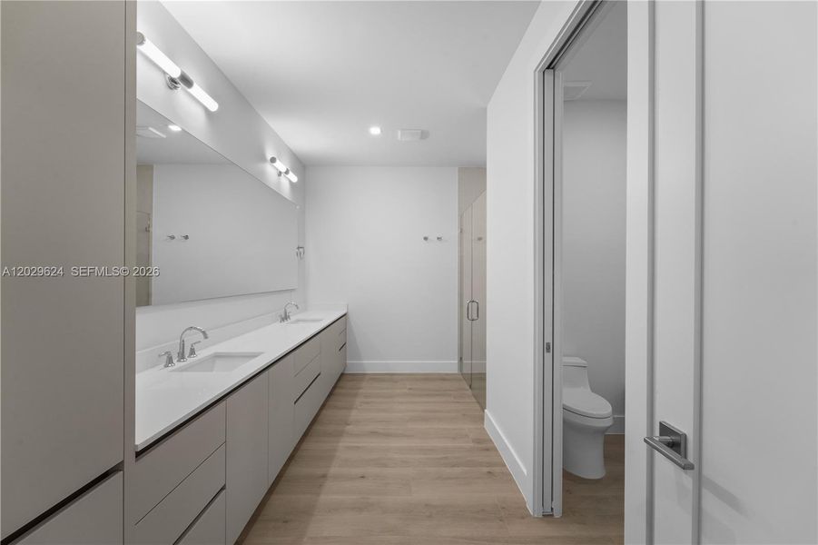 Furnished interior view inside a new home in , Miami (Image 17).
