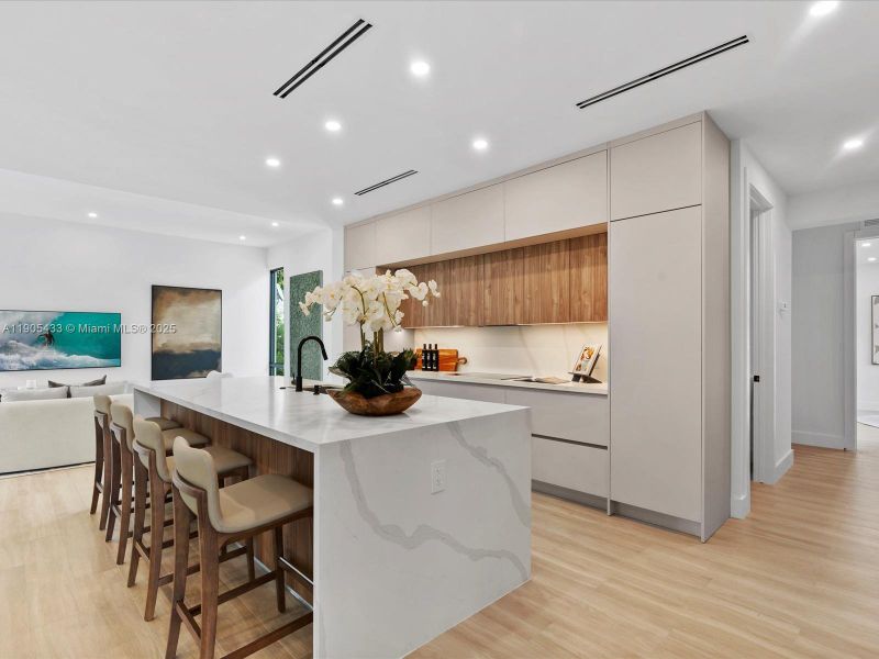 Furnished interior view inside a new home in , Miami (Image 3).