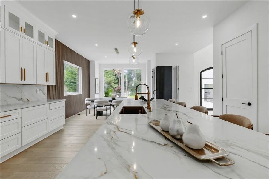Furnished interior view inside a new home in , Atlanta (Image 44).