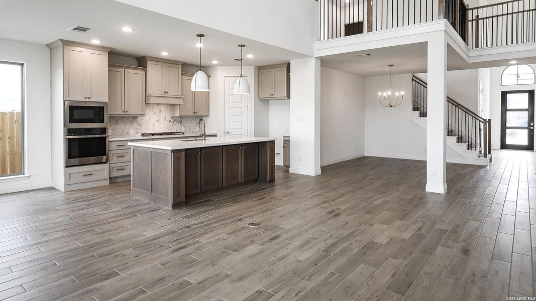 Furnished interior view inside a new home in Legacy at Lake Dunlap, New Braunfels (Image 14). Furnished interior view inside a new home in Legacy at Lake Dunlap, New Braunfels (Image 14).