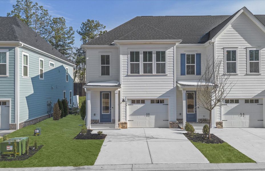 Front exterior of a new home in Alston Park, Greenville, SC, highlighting curb appeal (Image 18).