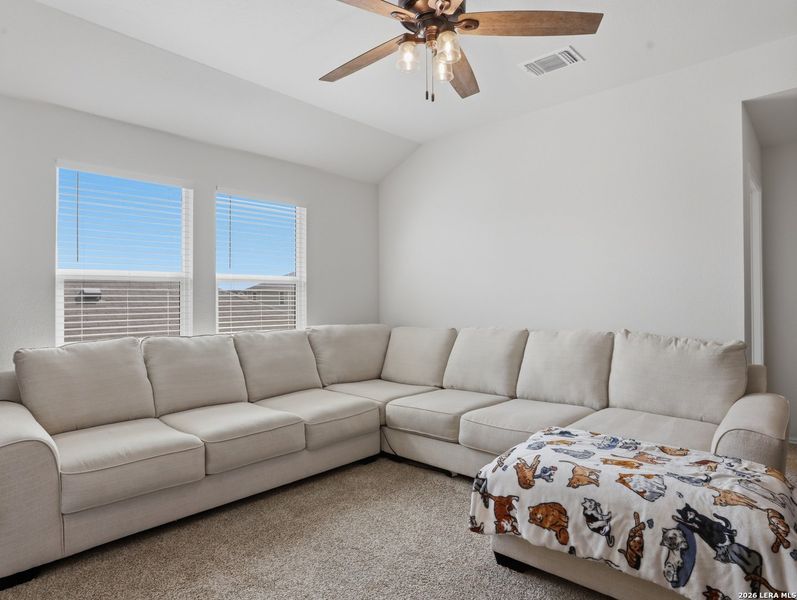 Furnished interior view inside a new home in Watermill, Uhland (Image 26).