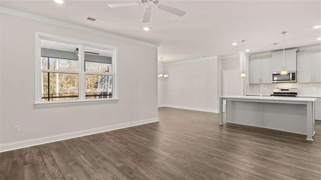 Spacious, unfurnished interior of a new home in Oak Ridge Meadows - Active Adult, Locust Grove (Image 14). Spacious, unfurnished interior of a new home in Oak Ridge Meadows - Active Adult, Locust Grove (Image 14).