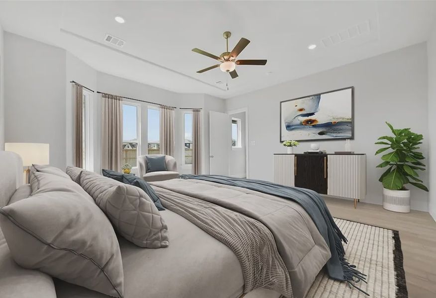 Plan 6030 Primary Bed - Staged - 12 of 25 Plan 6030 Primary Bed - Staged - 12 of 25