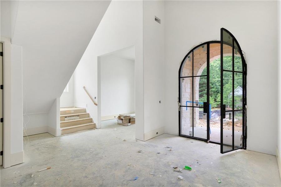 In-progress construction of a new home in , Alpharetta, GA (Image 7).