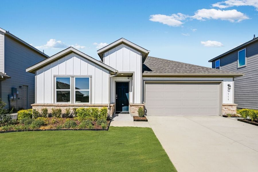 Representative exterior photo of a completed home built from the Kyle by Taylor Morrison in River Ridge, Crandall, TX (Image 20).