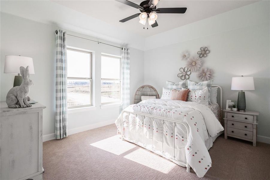 Beazer Homes Wildflower Ranch Brenham Floorplan. This is not a photo of the actual home, but is a photo of the Brenham floorplan.