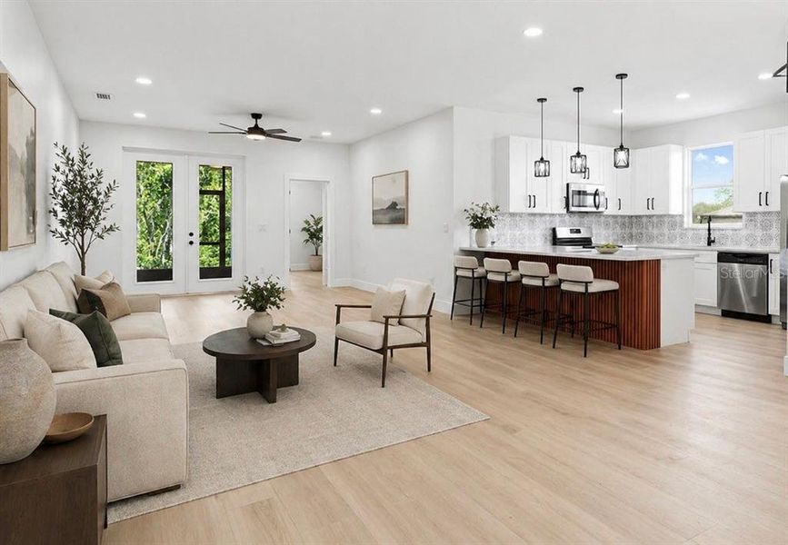 Furnished interior view inside a new home in , Spring Hill (Image 10).