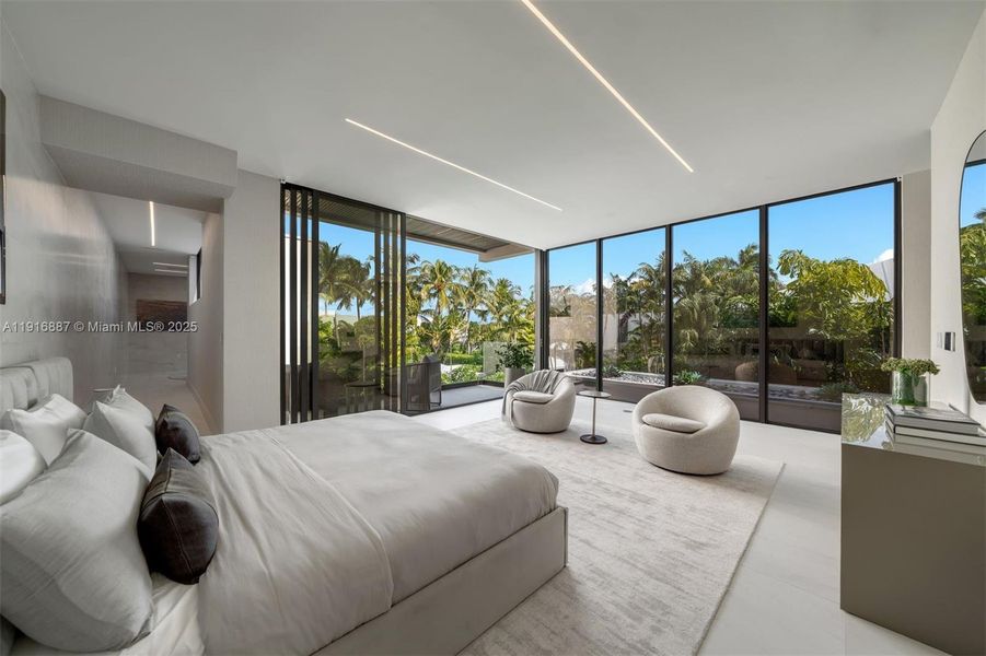 Furnished interior view inside a new home in , Miami (Image 8).