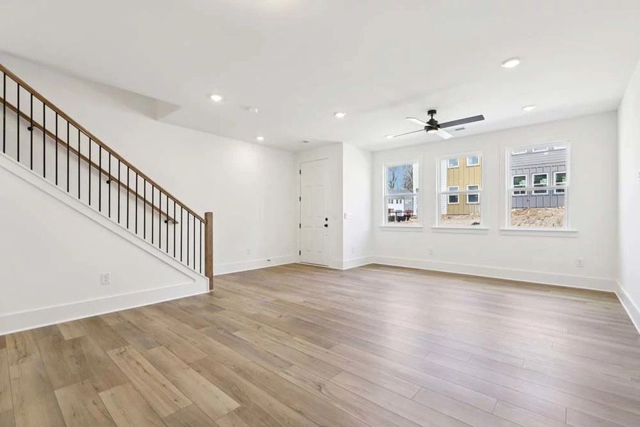Family Room with Tons of Natural Light Family Room with Tons of Natural Light