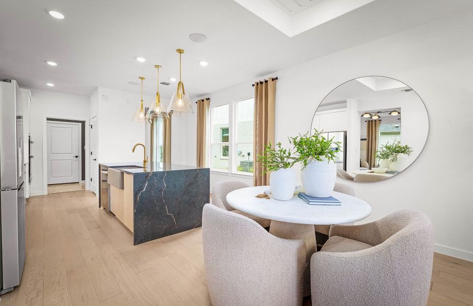 Representative furnished interior of a home built from the Hallmark by Del Webb in Del Webb Austin at Lost Pines, Bastrop (Image 8).