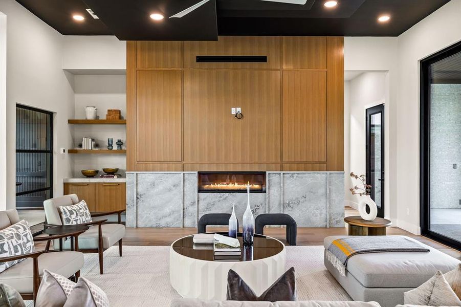 Common area featuring recessed lighting Common area featuring recessed lighting