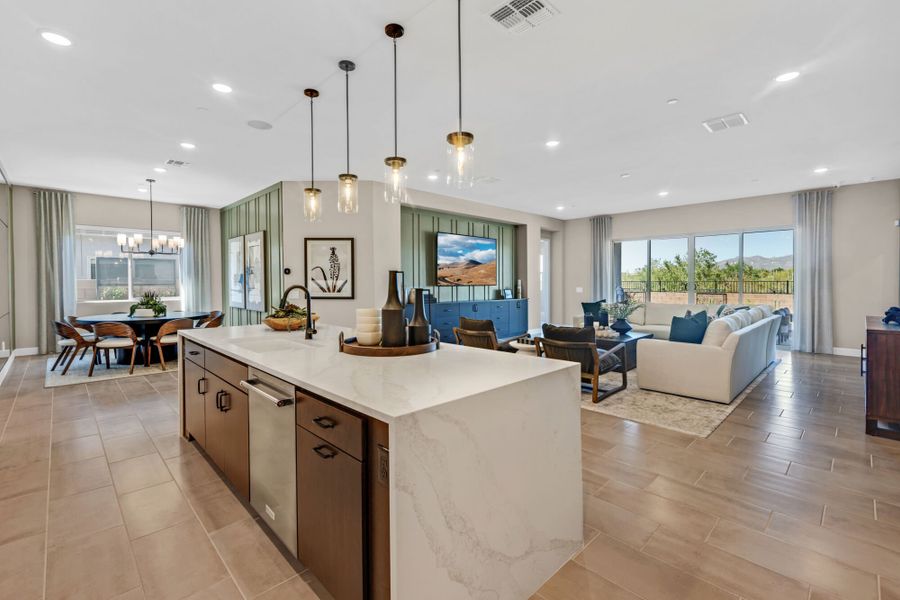 Representative furnished interior of a home built from the Hibiscus by Mattamy Homes in Tavira at Twin Peaks, Oro Valley (Image 7).