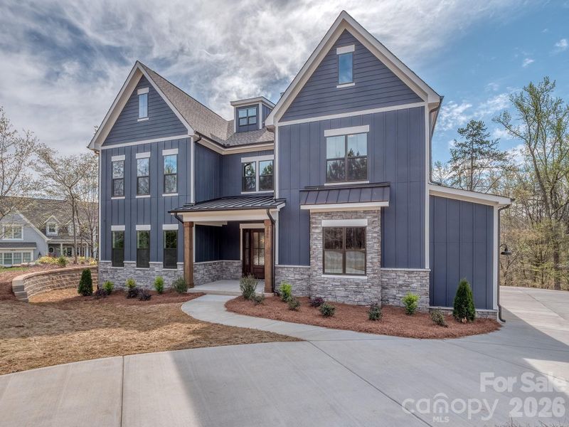 Front exterior of a new home in , York, SC, highlighting curb appeal (Image 24).