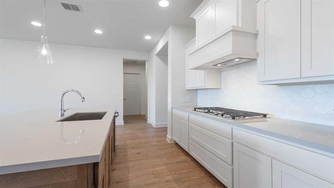Furnished interior view inside a new home in Trinity Falls 50', McKinney (Image 11).