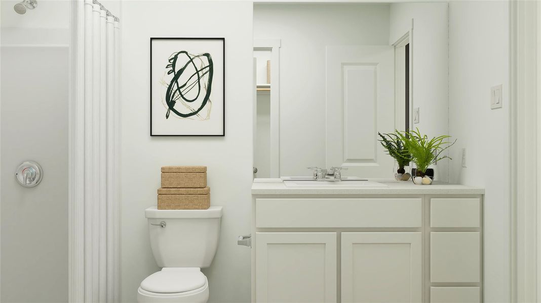 Furnished interior view inside a new home in , Jarrell (Image 30).