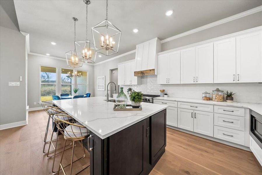 Furnished interior view inside a new home in , Godley (Image 33).