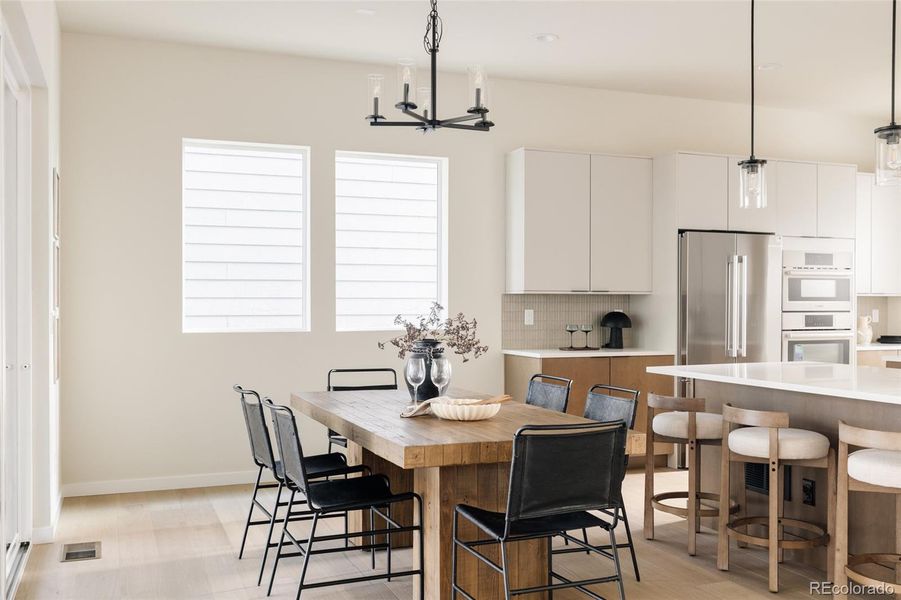 Furnished interior view inside a new home in Lyric at Ridgegate, Lone Tree (Image 14).