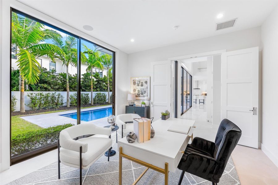Furnished interior view inside a new home in , Fort Lauderdale (Image 18).