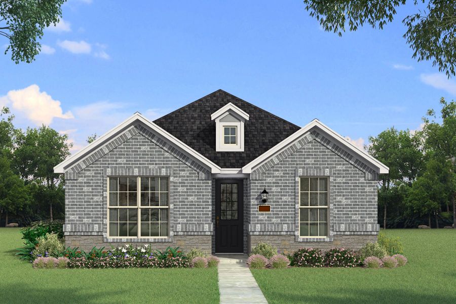 Representative exterior photo of a completed home built from the Angelina by Mattamy Homes in Arbors at Legacy Hills, Celina, TX (Image 4).