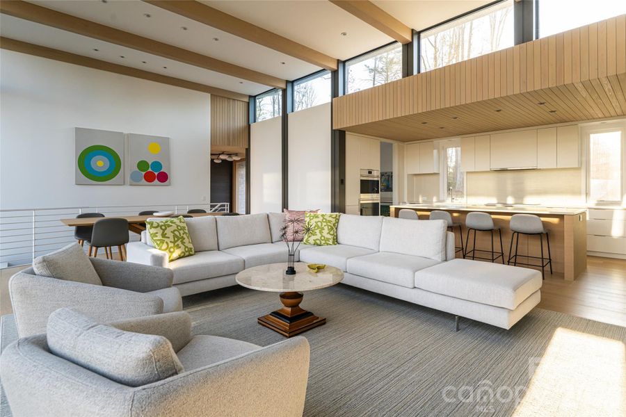 Furnished interior view inside a new home in , Asheville (Image 19).