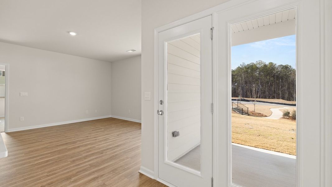 Representative unfurnished interior of a home built from the Kerry by D.R. Horton in Champion's Run, Lithonia (Image 14).