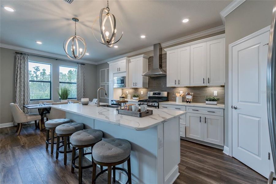 Furnished interior view inside a new home in , Tarpon Springs (Image 32).