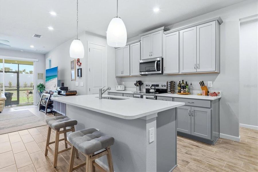 Furnished interior view inside a new home in Wellen Park, Venice (Image 17).