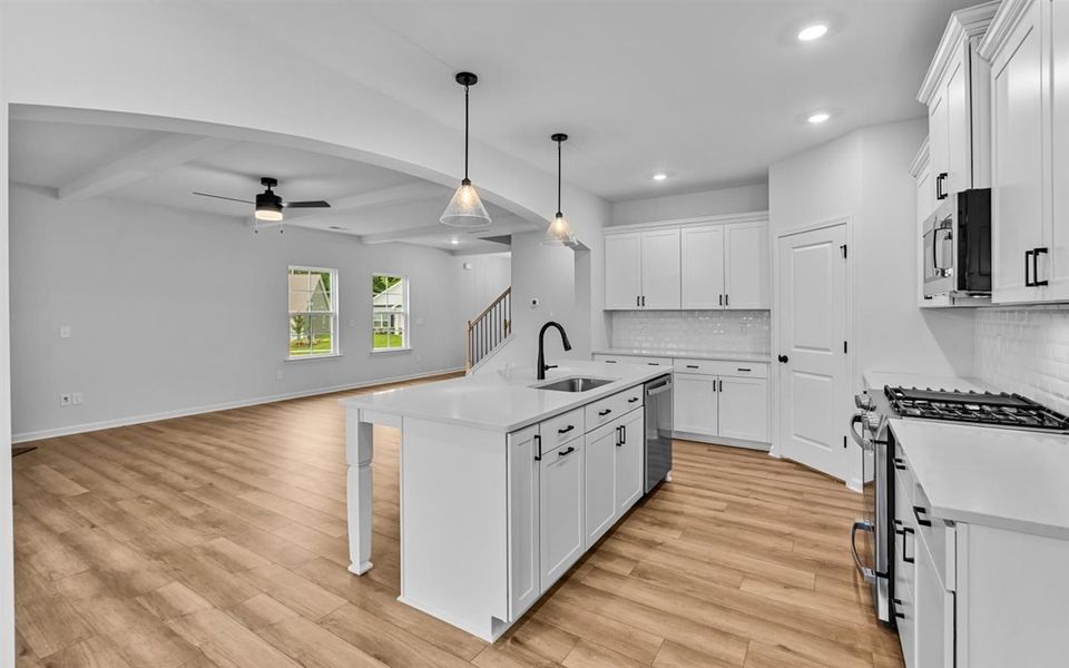 Furnished interior view inside a new home in Brayden, Advance (Image 9).