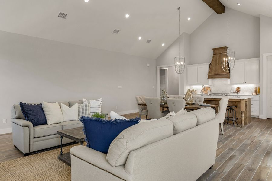 Representative furnished interior of a home built from the The Maggie by Reece Homes in Harvest Meadows, Bryan (Image 43).