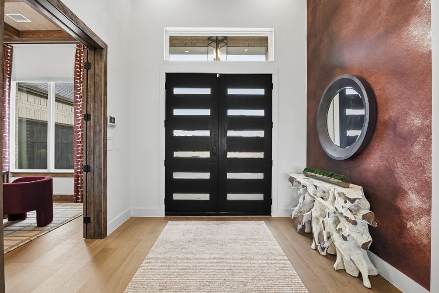 Representative furnished interior of a home built from the Lancaster by Windsor Homes in Ridge Pointe Estates, McLendon-Chisholm (Image 8).