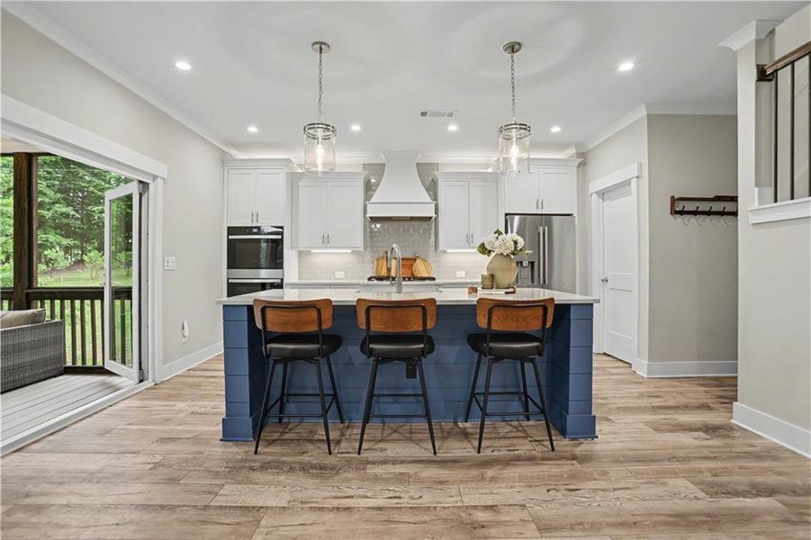 Furnished interior view inside a new home in , Hoschton (Image 18).