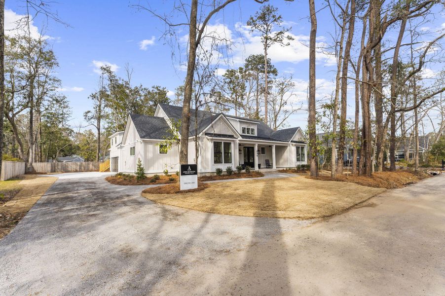 Front exterior of a new home in , Summerville, SC, highlighting curb appeal (Image 37).