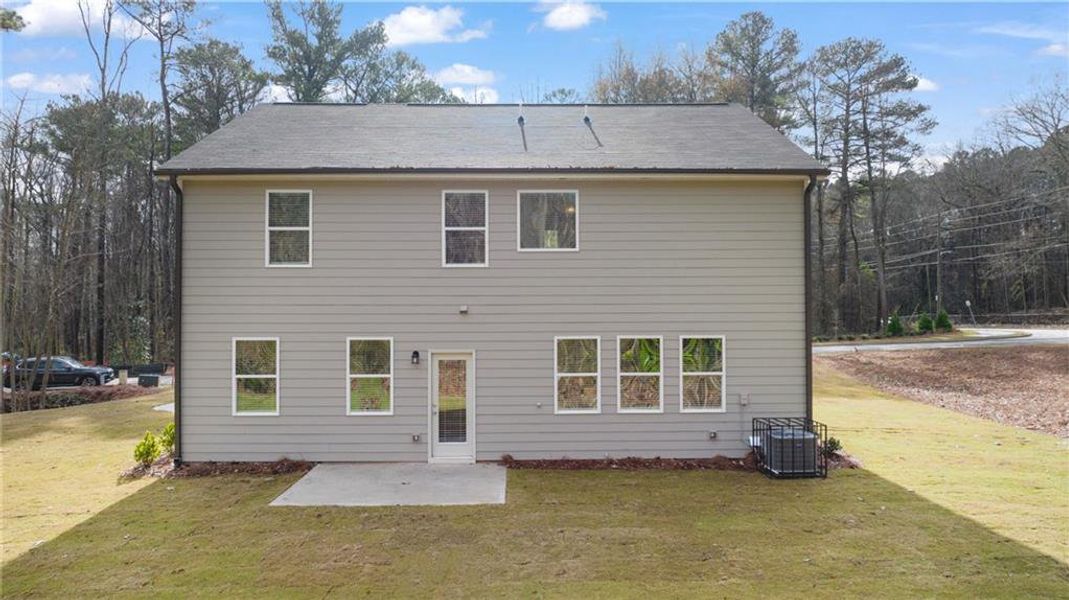 Exterior details and patio area of a home in Broadlands, Atlanta (Image 2). Exterior details and patio area of a home in Broadlands, Atlanta (Image 2).