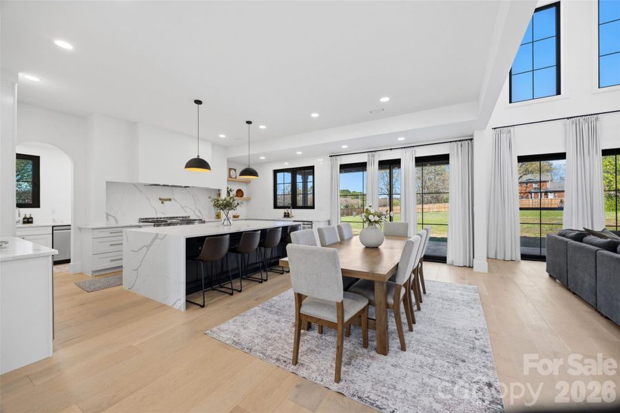 Furnished interior view inside a new home in , Monroe (Image 22).