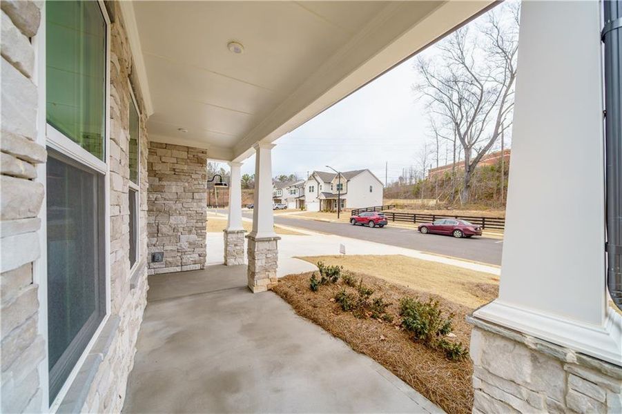 Exterior details and patio area of a home in , Powder Springs (Image 46). Exterior details and patio area of a home in , Powder Springs (Image 46).